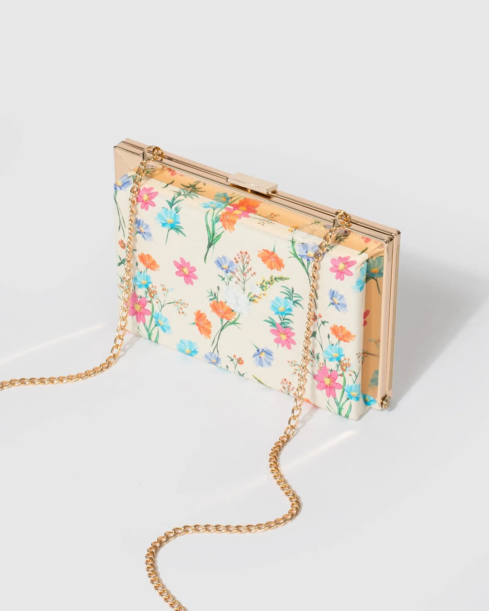 Flower Print Aisha Clutch Bag