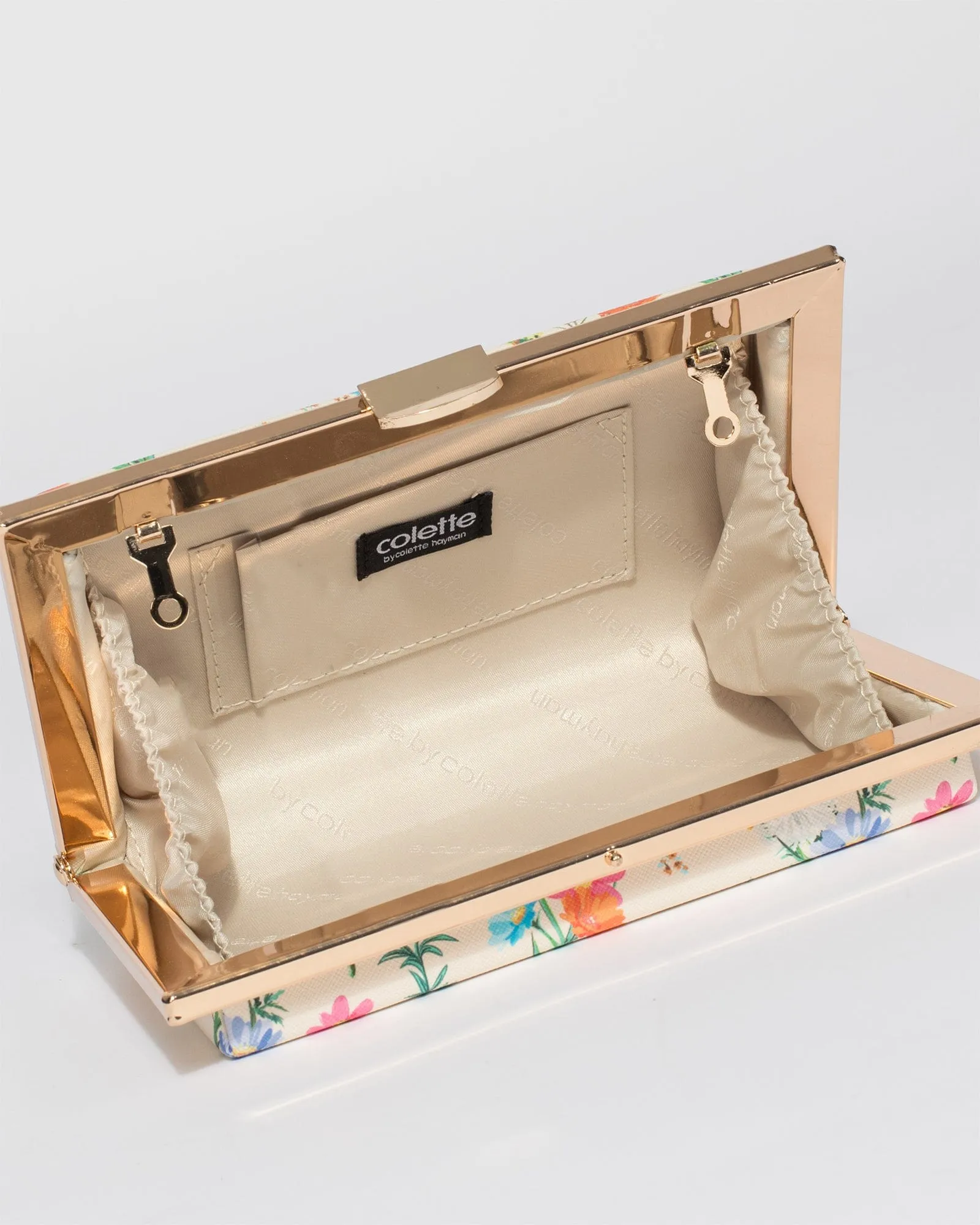 Flower Print Aisha Clutch Bag