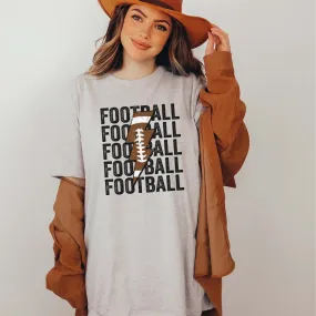 Football Repeat Lightning Tee