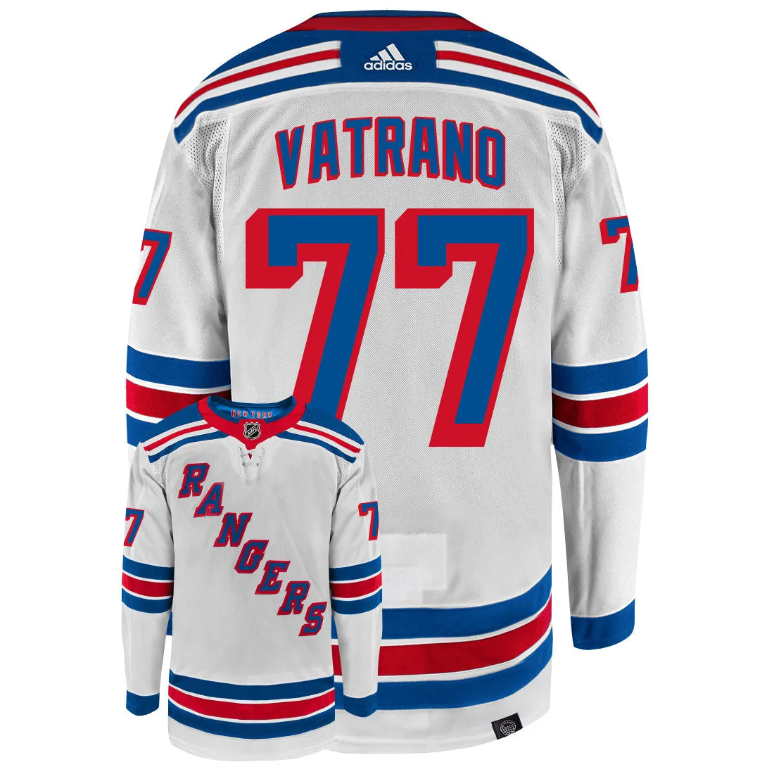 Frank Vatrano New York Rangers Adidas Primegreen Authentic NHL Hockey Jersey     