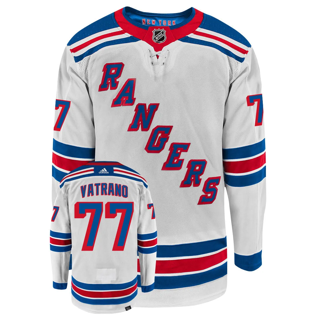 Frank Vatrano New York Rangers Adidas Primegreen Authentic NHL Hockey Jersey     