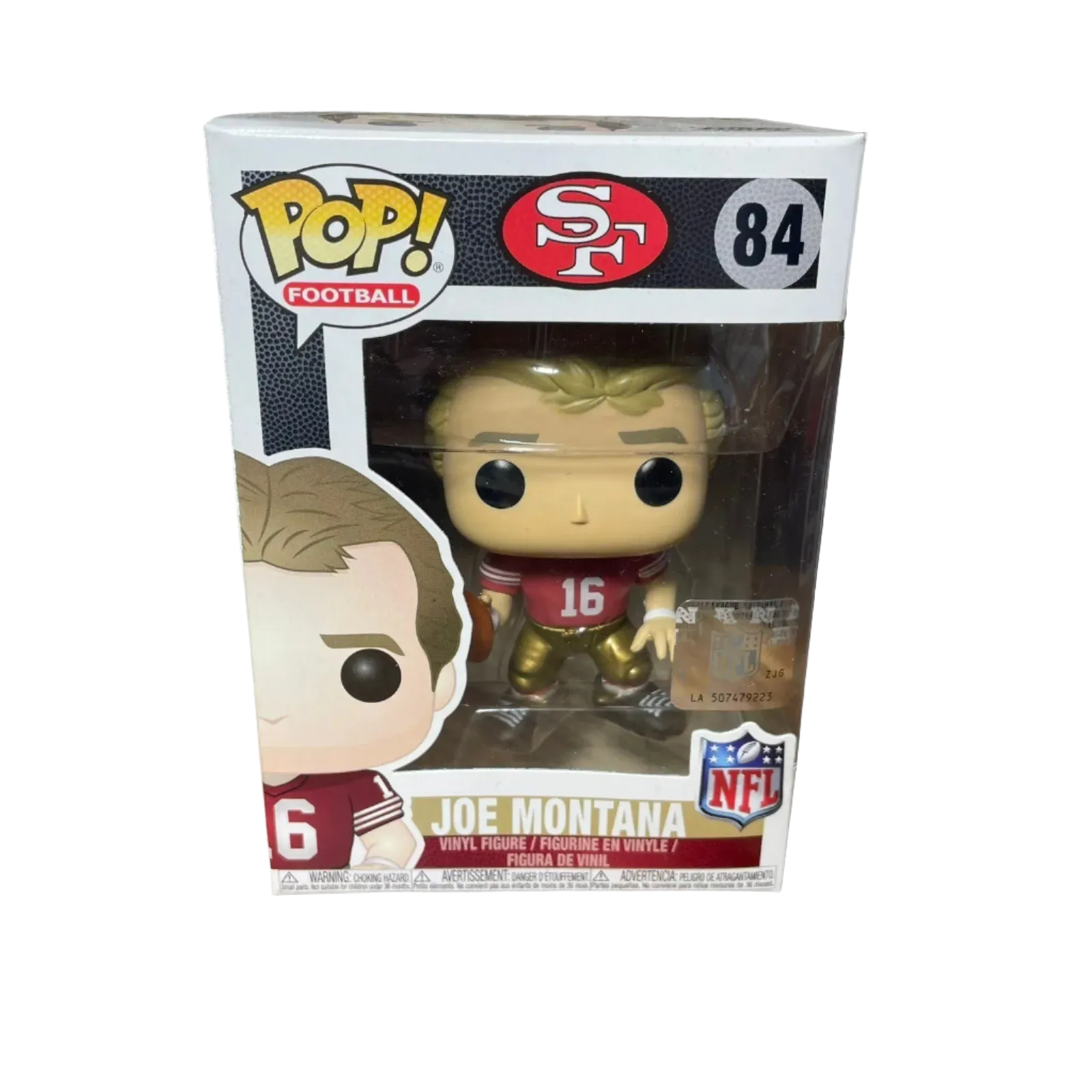 Funko Pop Football San Francisco NFL #84 Joe Montana Vinyl Figure