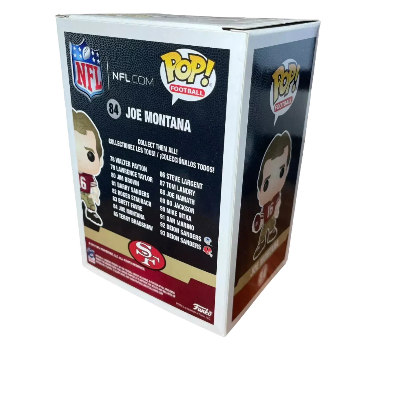 Funko Pop Football San Francisco NFL #84 Joe Montana Vinyl Figure