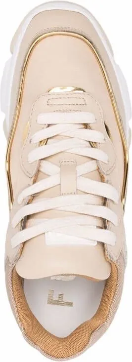 Furla chunky lace-up sneakers Neutrals