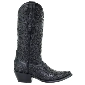 G1417 Floral Snip Toe Cowboy Boots