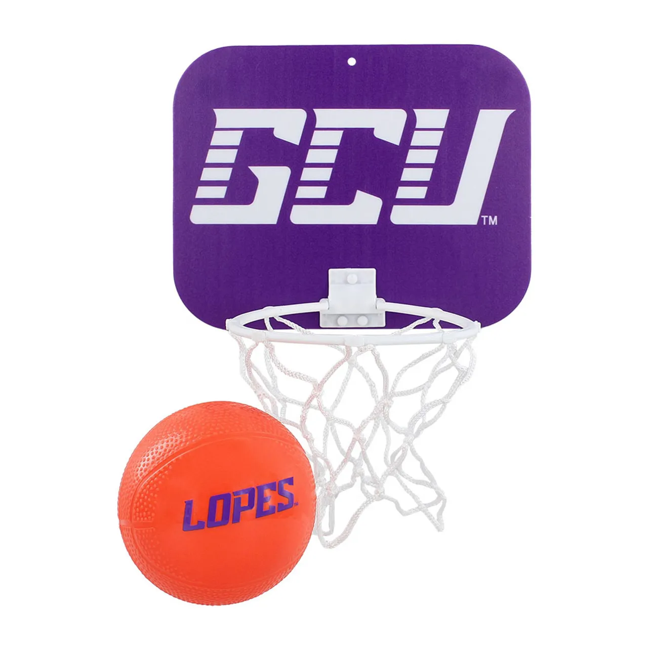 GCU Lopes Mini Purple Basketball Wall Hoop