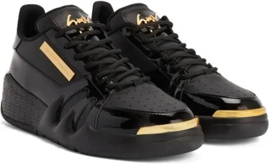 Giuseppe Zanotti Talon chunky leather sneakers Black