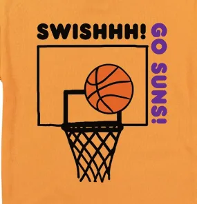 Go Suns! Basketball Cotton Onesie