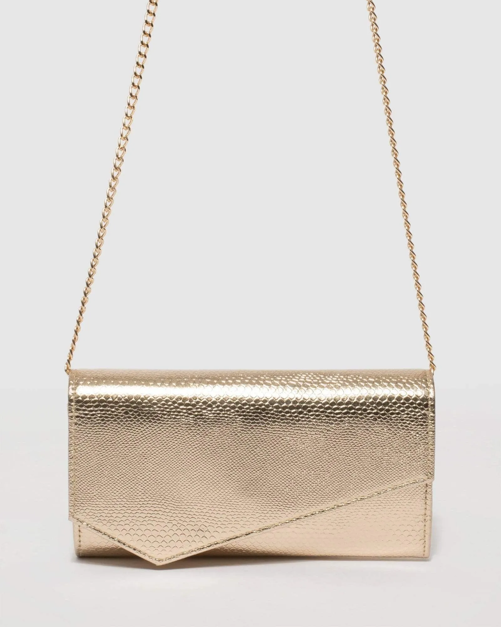 Gold Jordan Clutch Bag