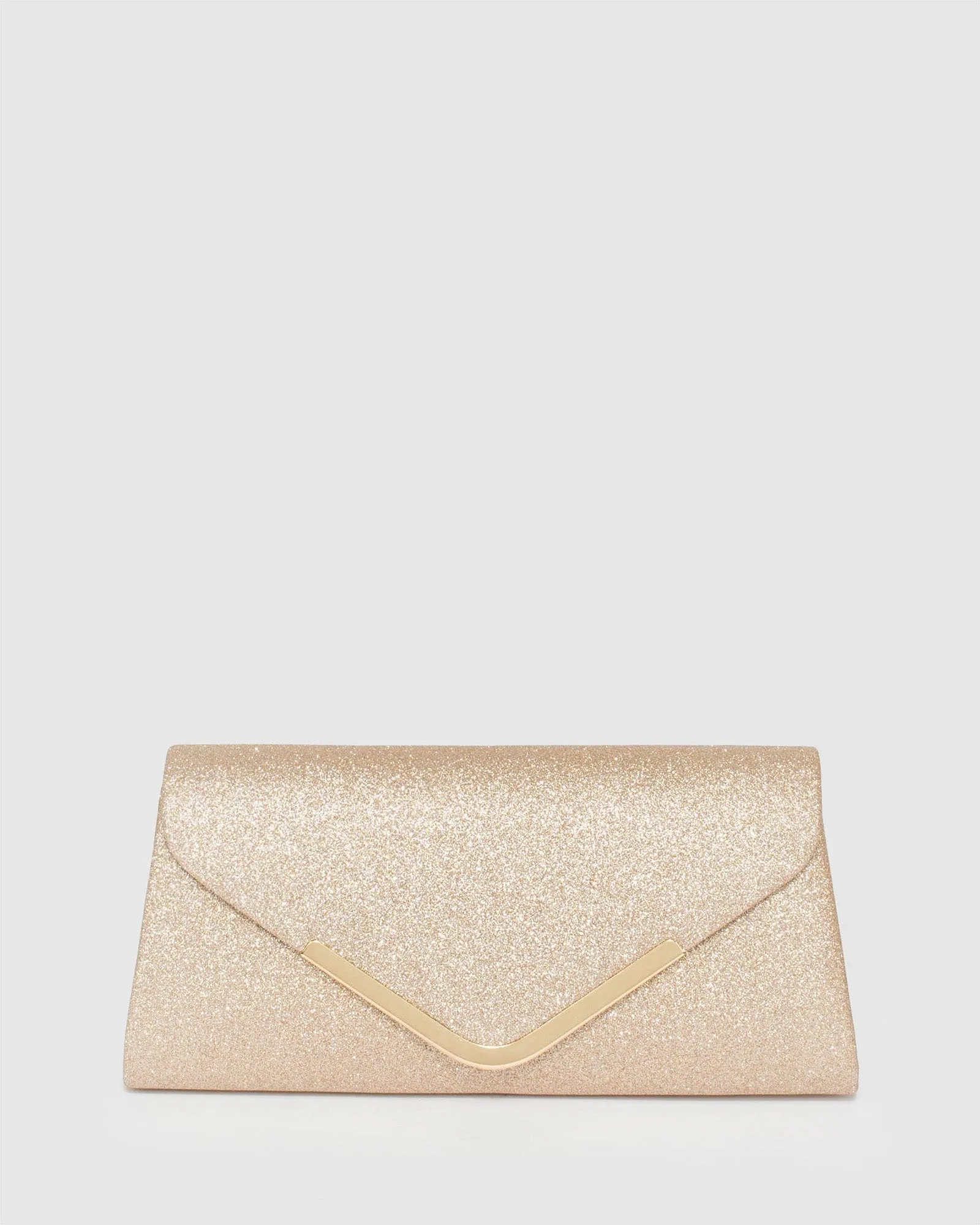 Gold Paula Clutch Bag