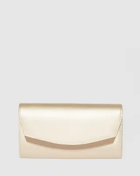 Gold Sammi Clutch Bag