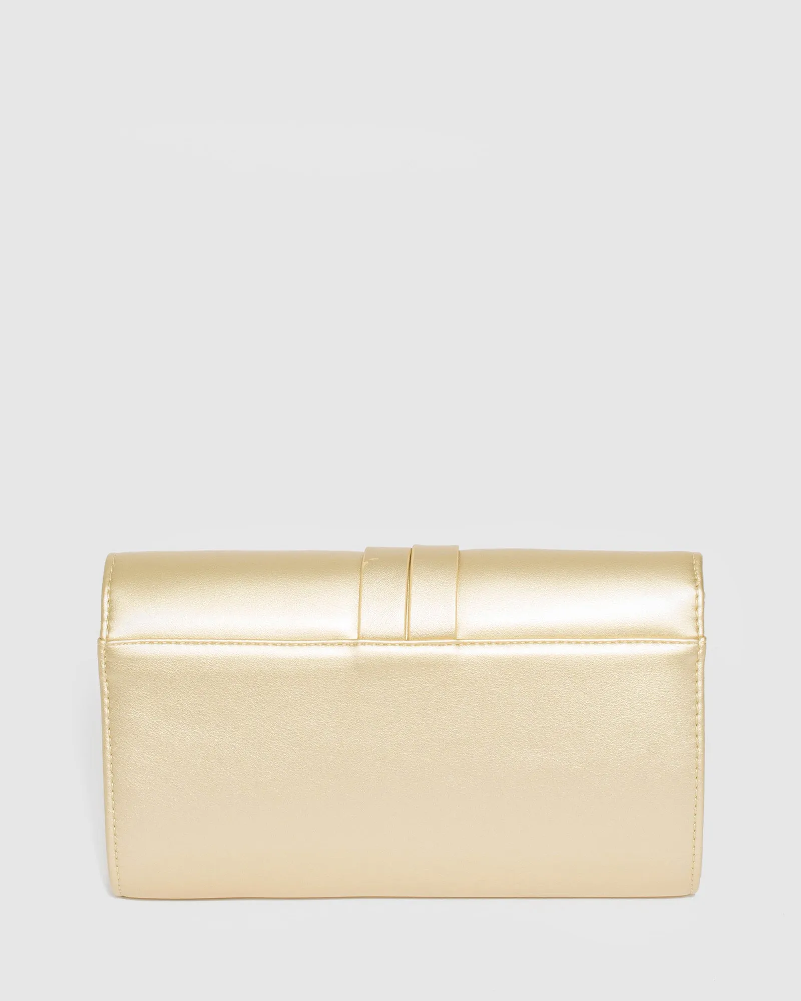 Gold Sophia Envelope Clutch Bag