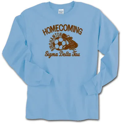 Greek Soccer Homecoming Longsleeve Tee - Gildan 2400 - CAD