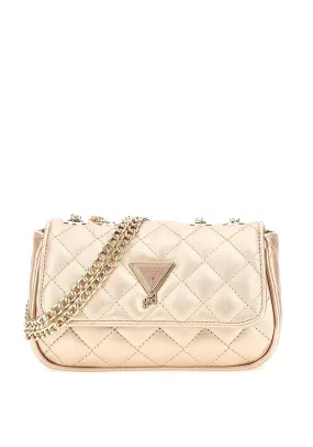 Guess Girls Quilted Crossbody Bag, Rose Gold