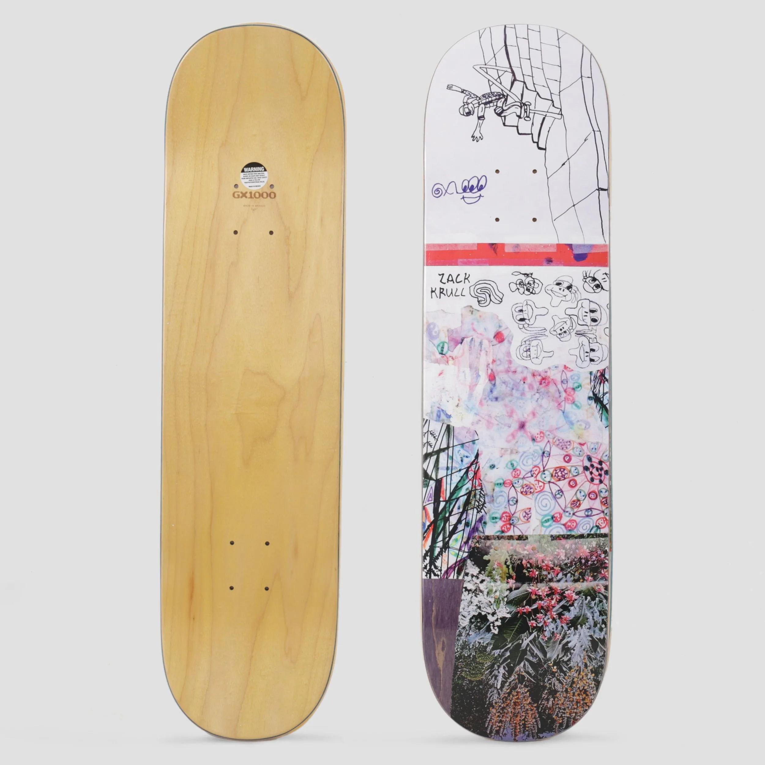 GX1000 8.375 Dark Spring Krull Skateboard Deck