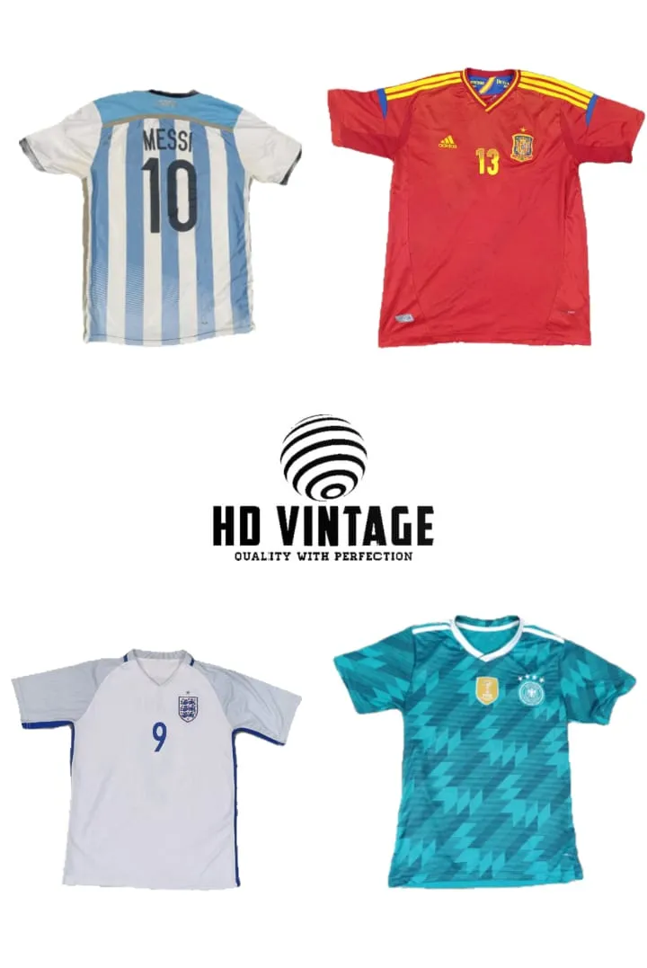 HD295 Premium Vintage Football Jersey - 36 pcs