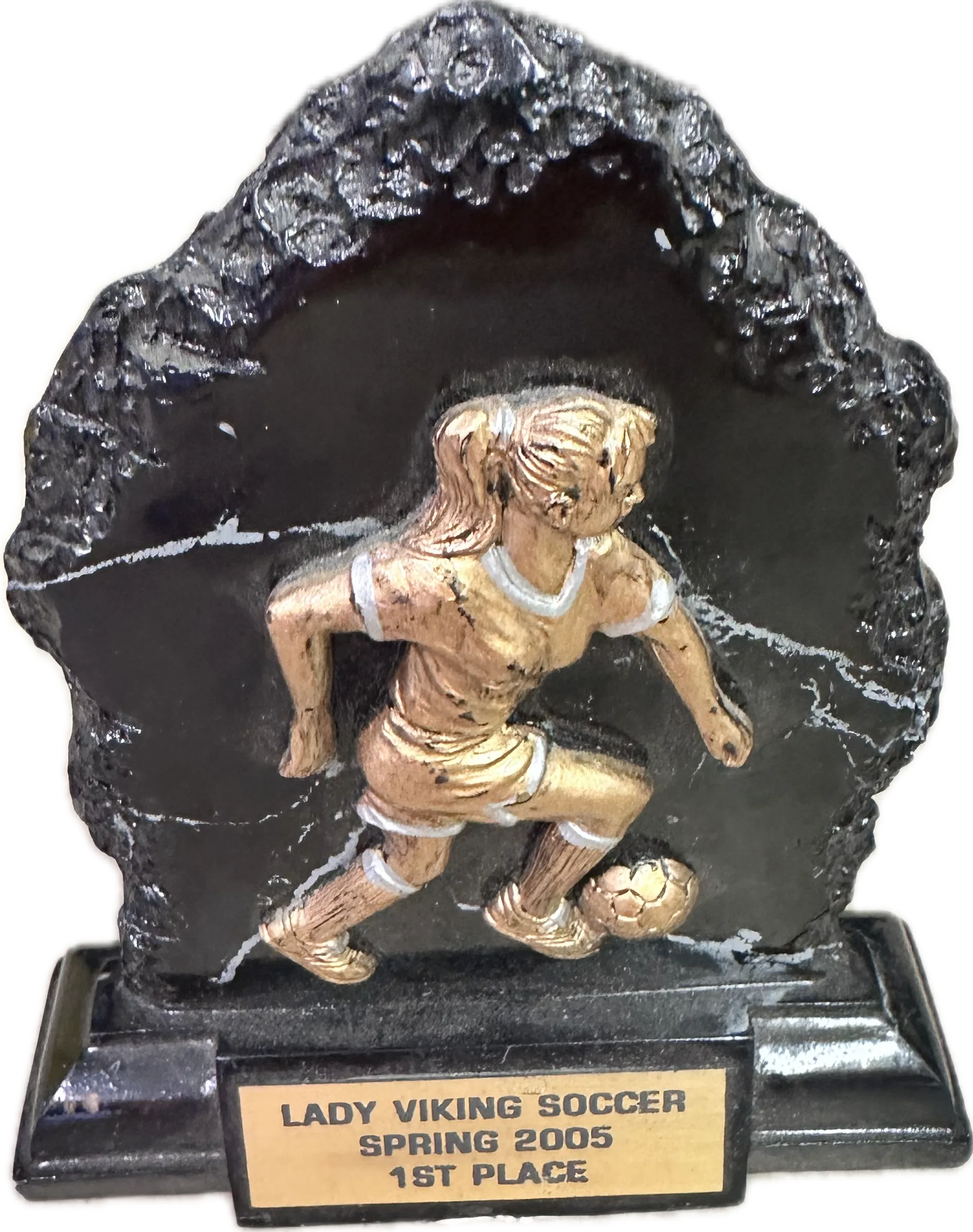 HEROES: Clair Bennet's Soccer Trophy”