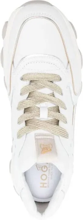 Hogan Hyperactive logo-patch sneakers White