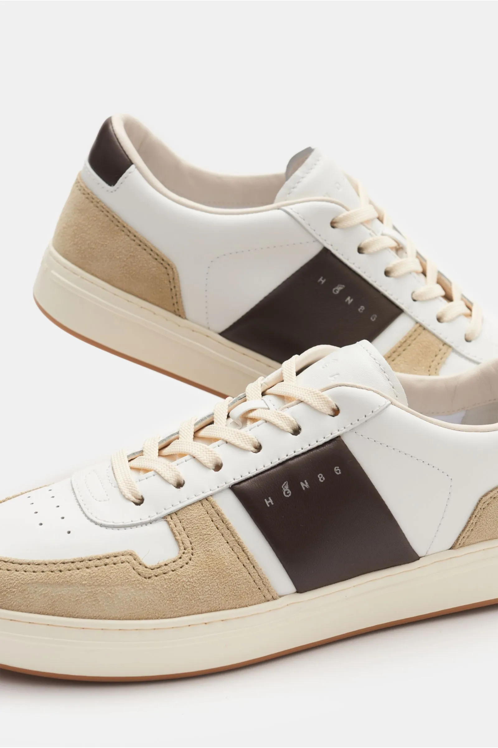 HOGAN sneakers off-white/beige/dark brown