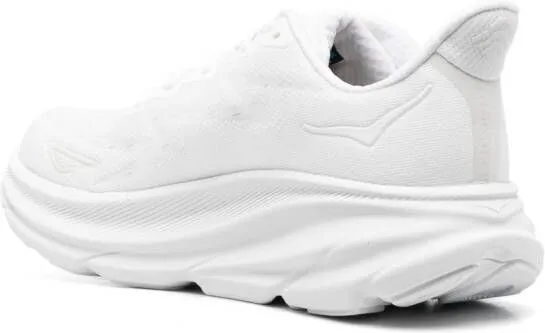 HOKA low-top chunky-sole sneakers White