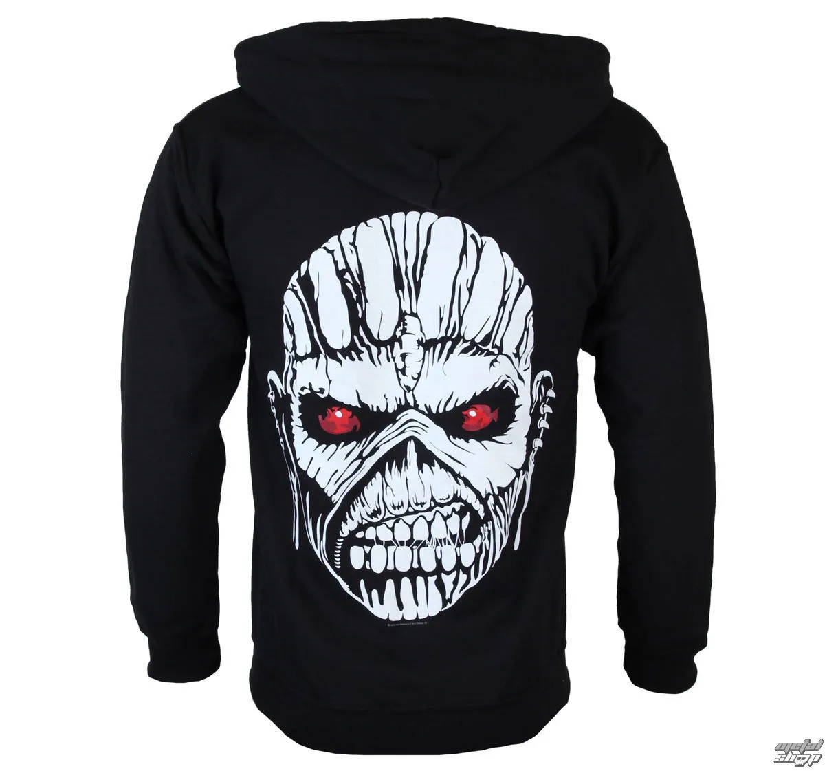 hoodie men's Iron Maiden - Eddie Axe White - ROCK OFF - IMHOOD05MB  -  Metal-shop