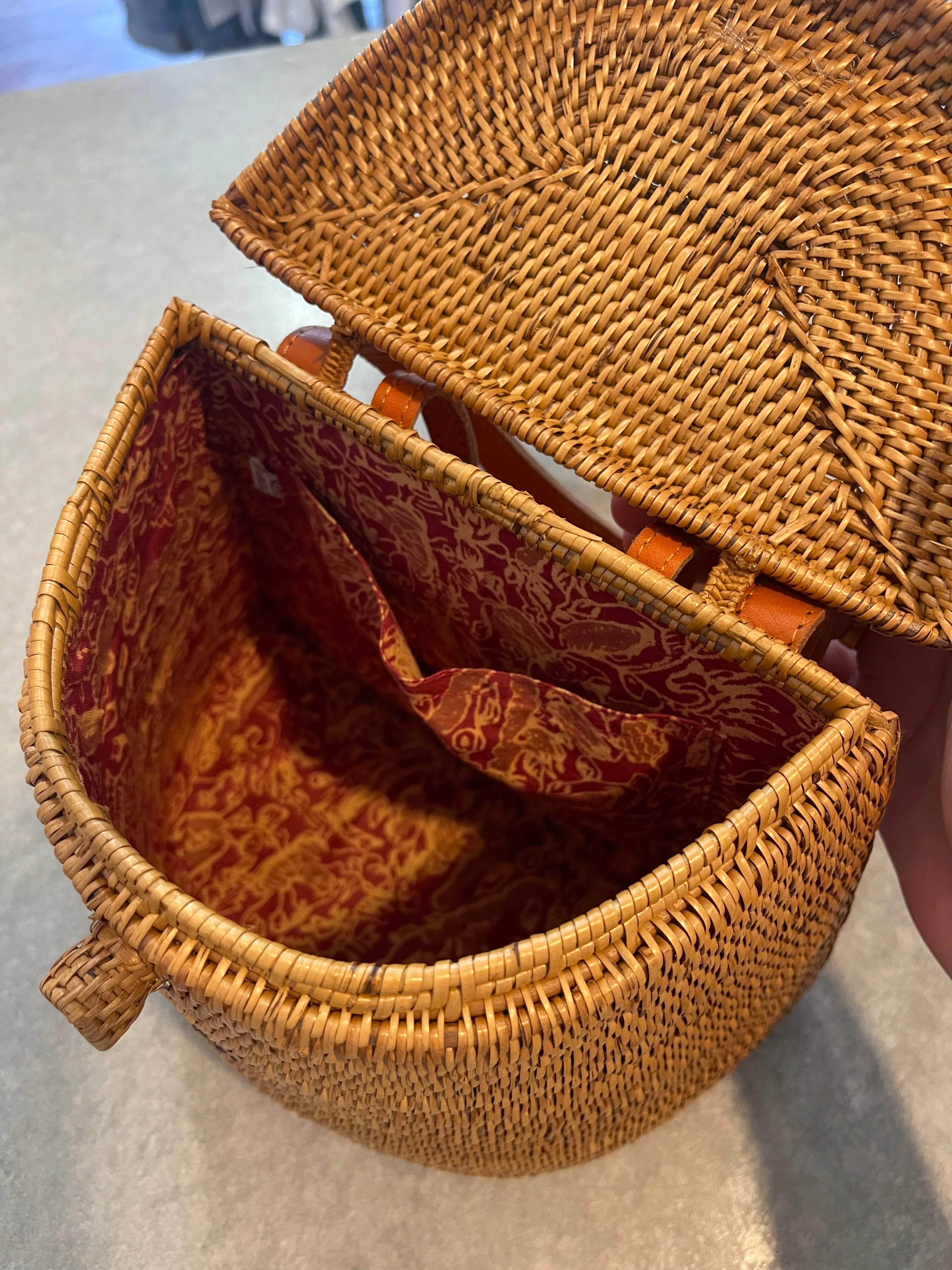 House of Freyja Rattan Backpack