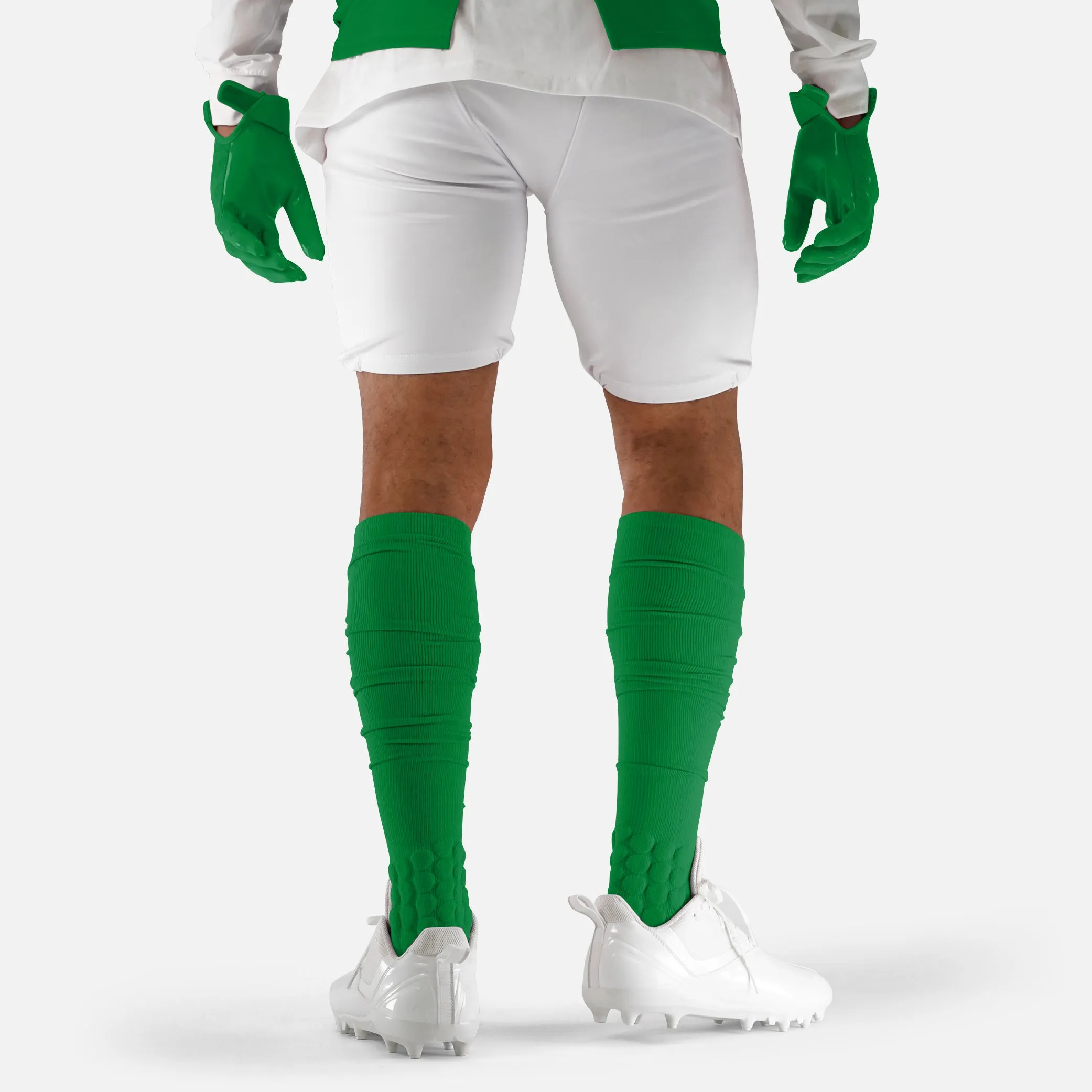 Hue Green Football Padded Long Socks