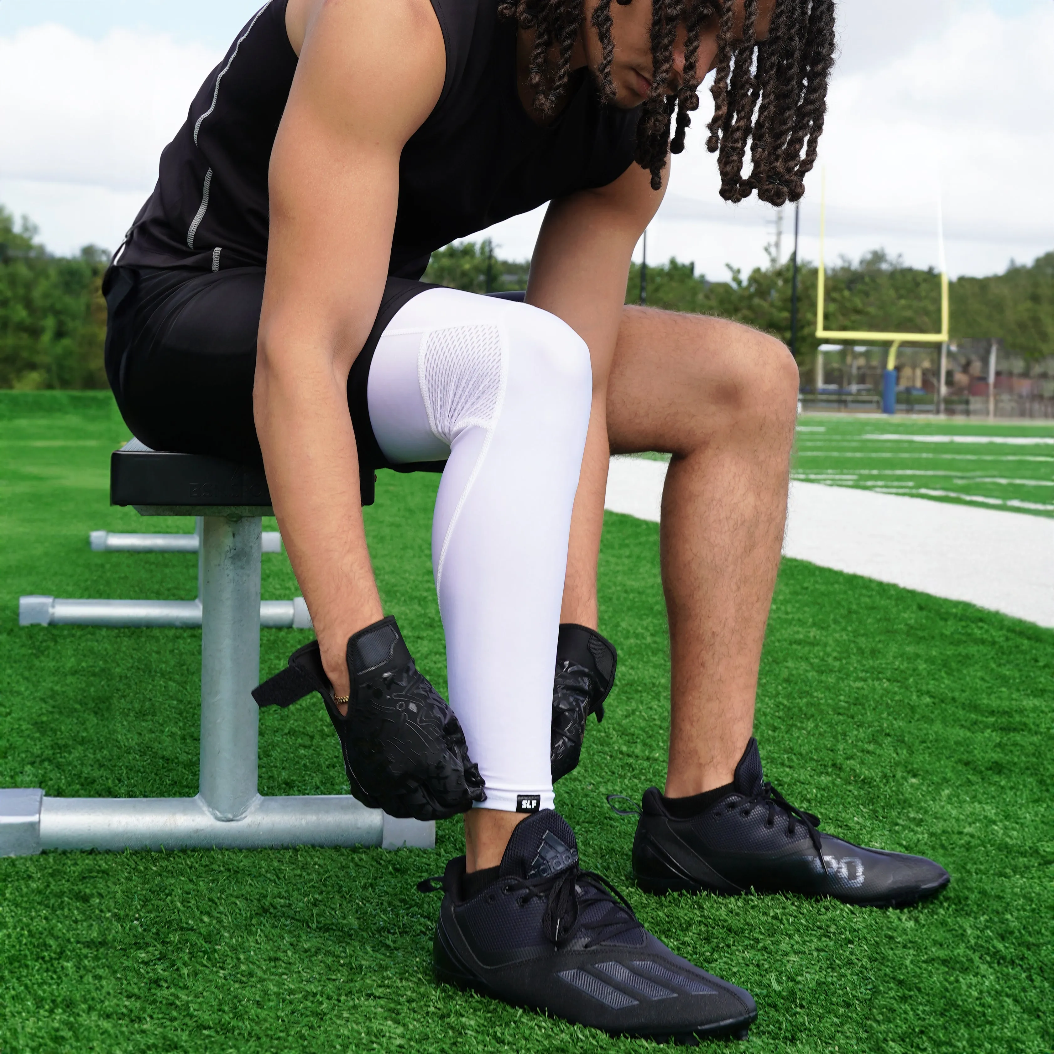 Hue Purple Football Pro Leg Sleeve