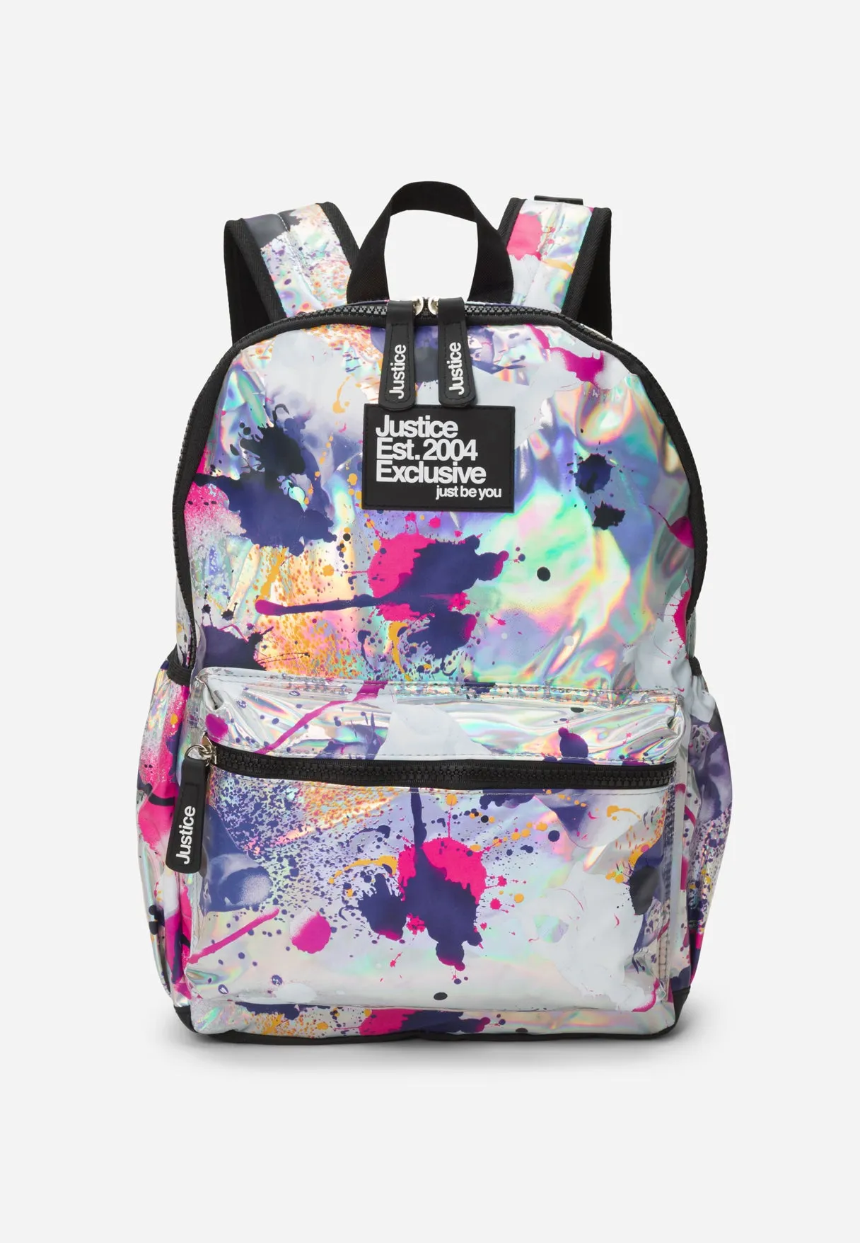 Iridescent Paint Splash Backpack