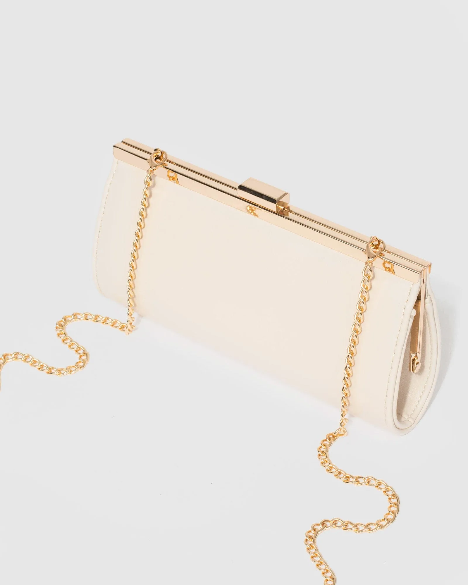 Ivory Liza Clutch Bag