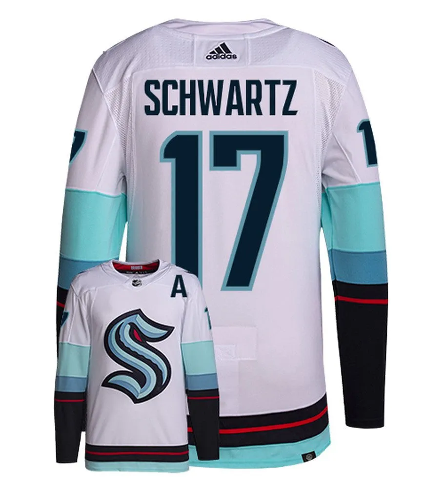 Jaden Schwartz Seattle Kraken Adidas Primegreen Authentic NHL Hockey Jersey     