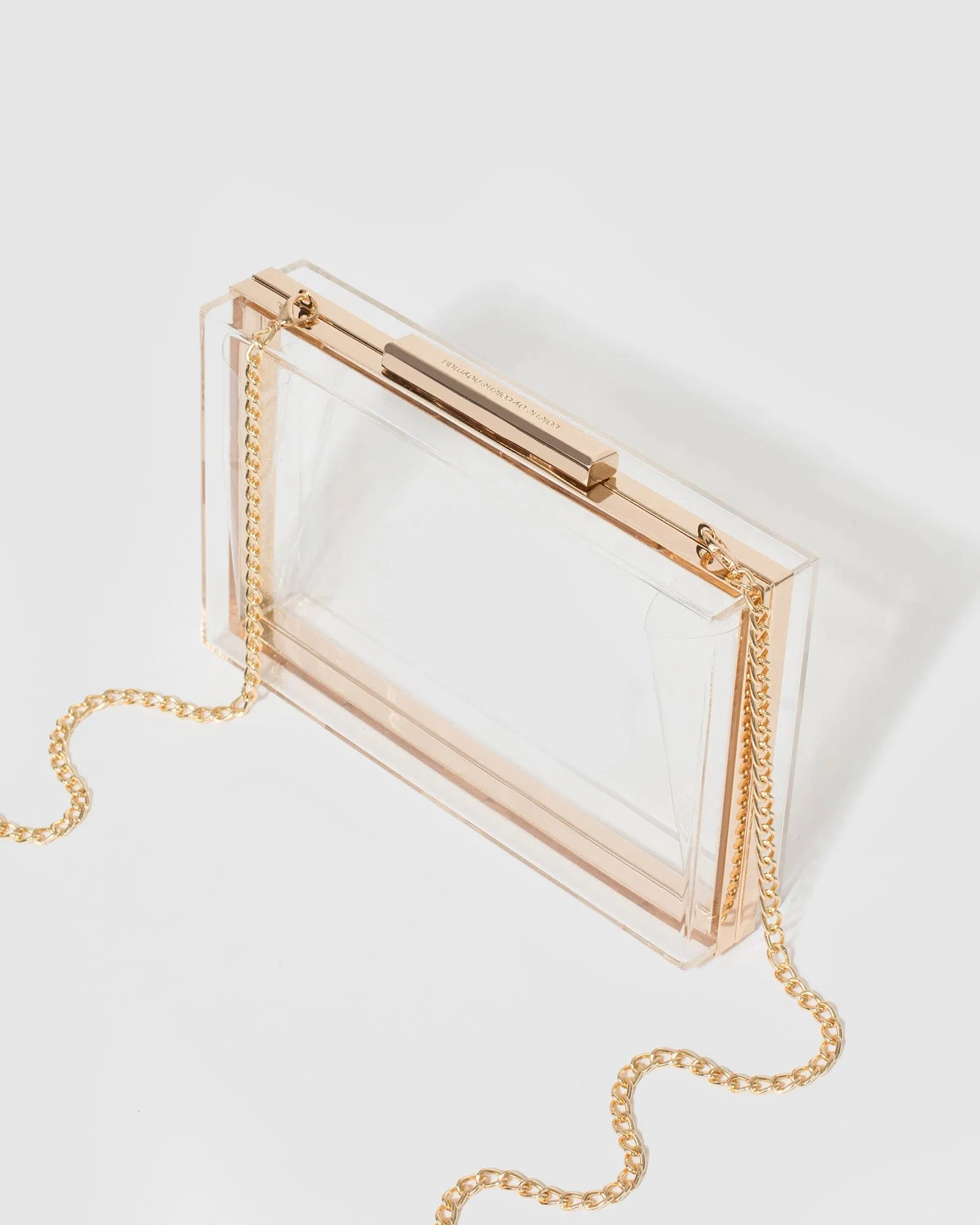 Jaimii Clear Clutch Bag