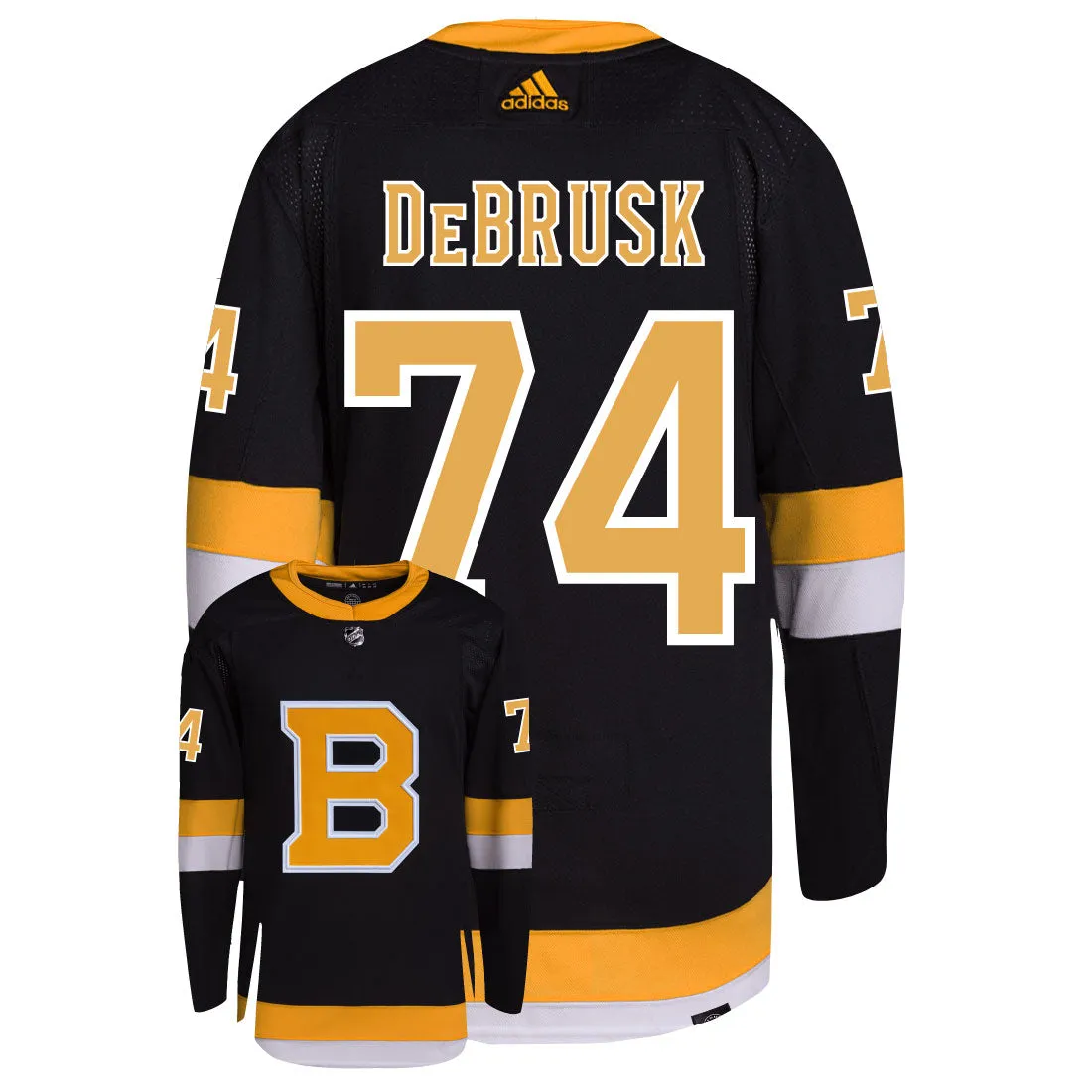 Jake DeBrusk Boston Bruins Adidas Primegreen Authentic NHL Hockey Jersey     