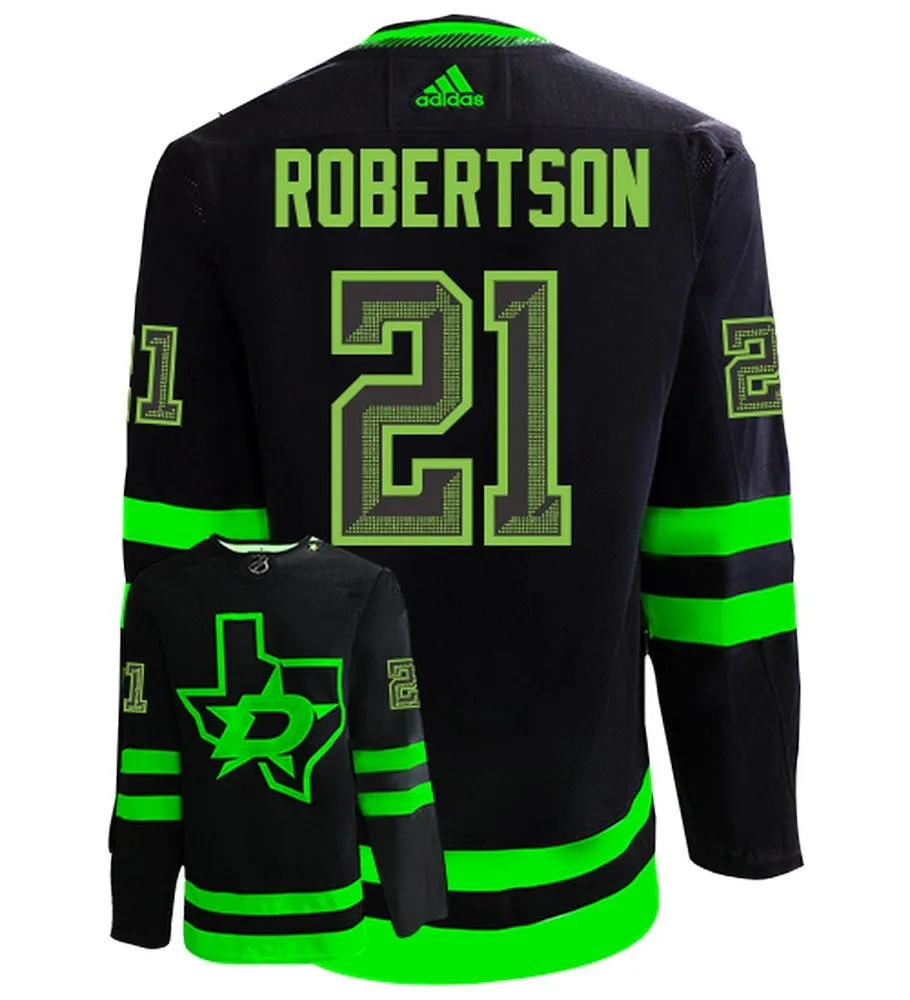 Jason Robertson Dallas Stars Adidas Primegreen Authentic NHL Hockey Jersey     