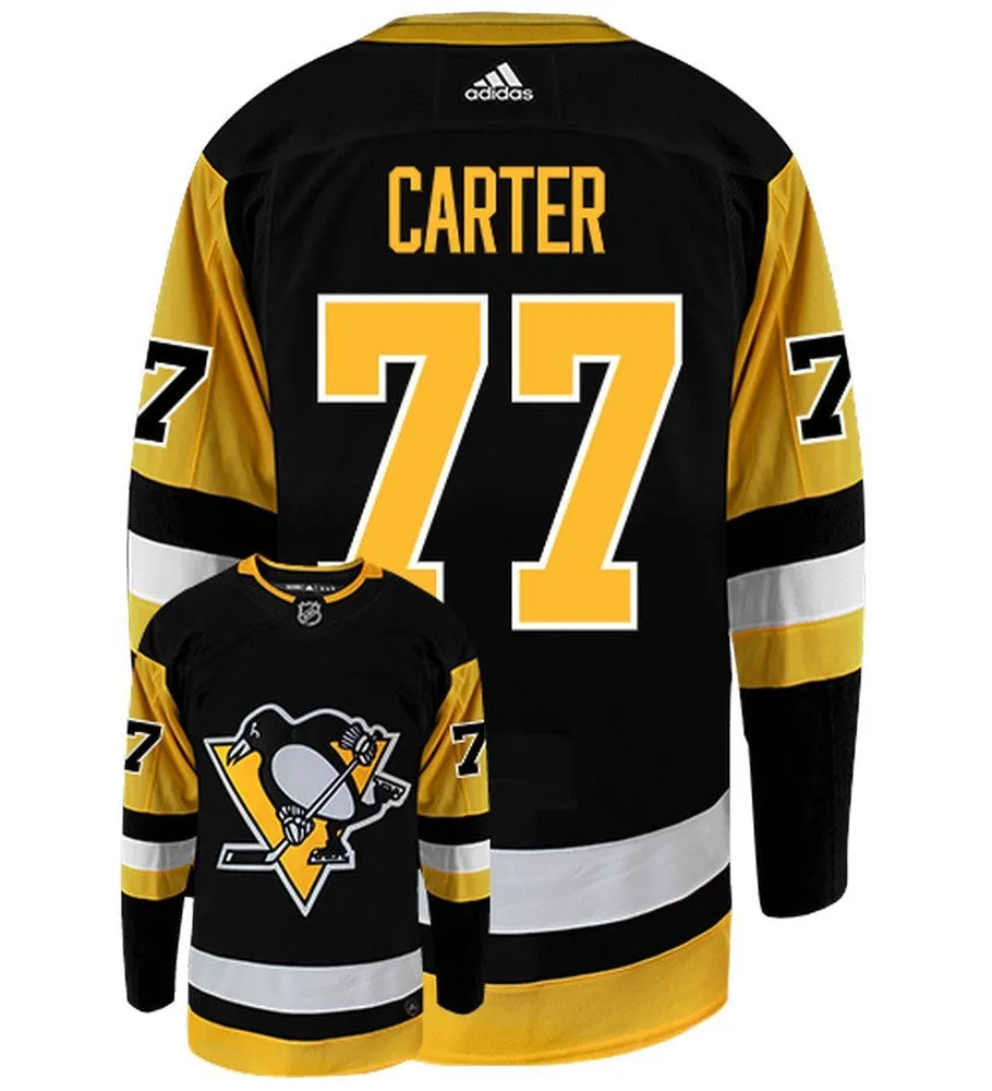 Jeff Carter Pittsburgh Penguins Adidas Authentic Home NHL Hockey Jersey     