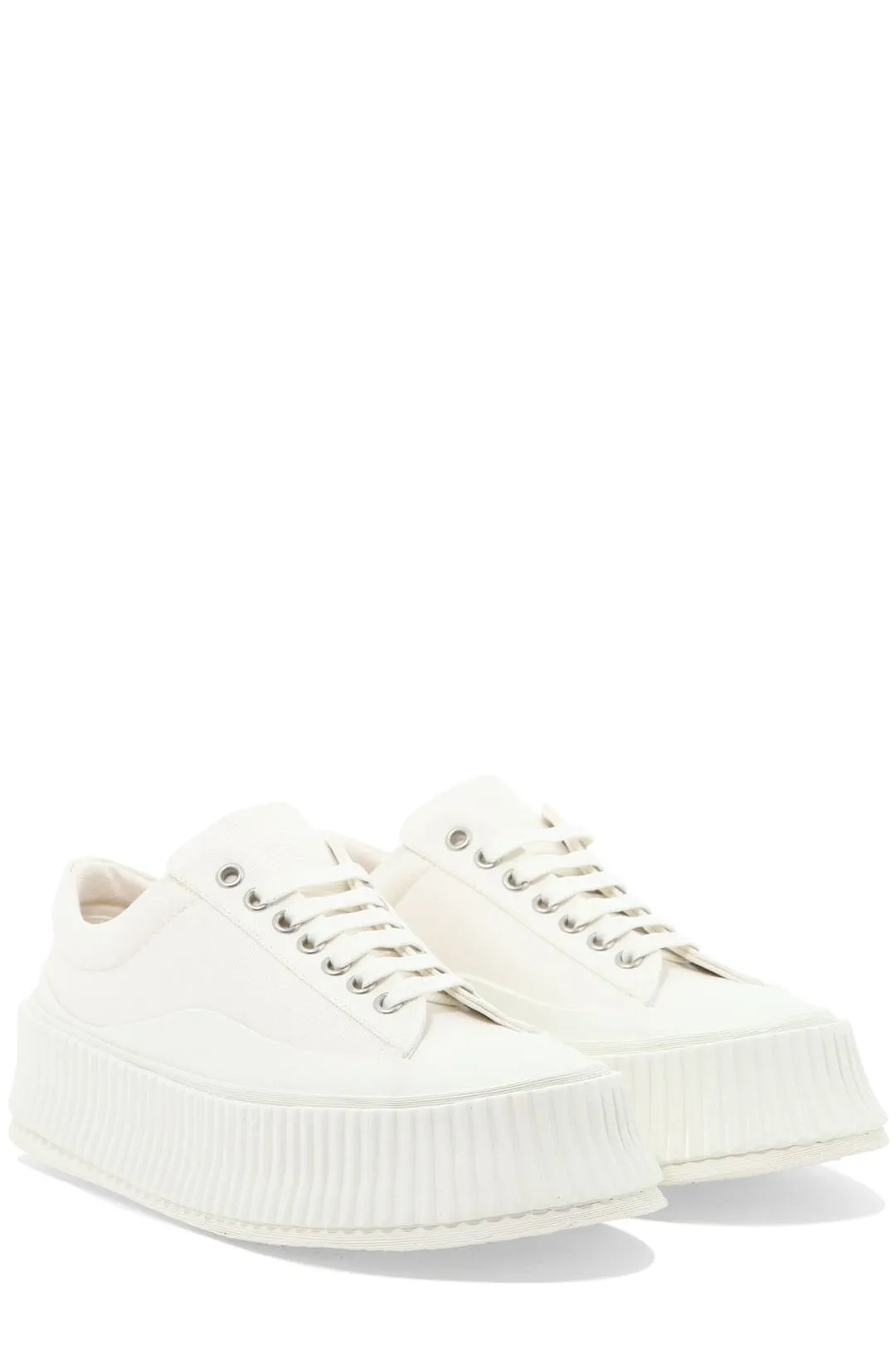 Jil Sander Chunky Sole Lace-Up Sneakers