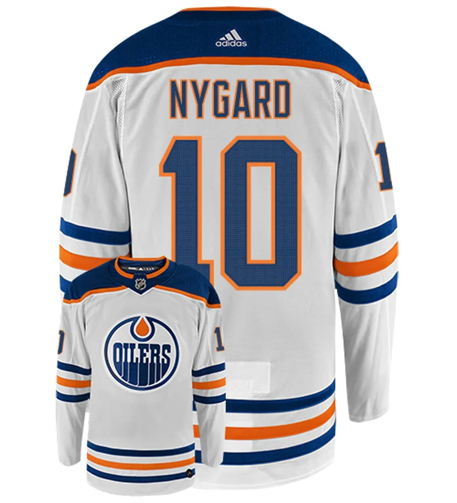 Joakim Nygard Edmonton Oilers Adidas Authentic Away NHL Hockey Jersey     