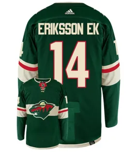 Joel Eriksson Ek Minnesota Wild Adidas Primegreen Authentic NHL Hockey Jersey     