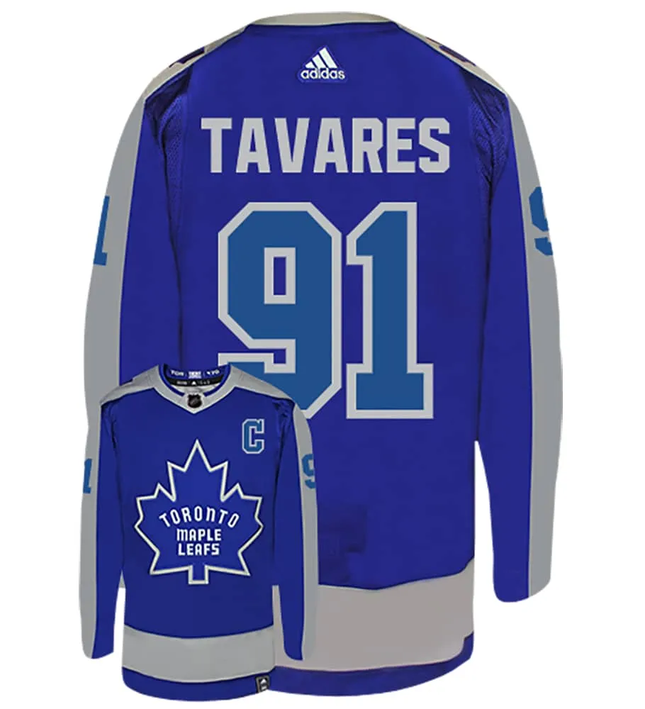 John Tavares Toronto Maple Leafs Reverse Retro Adidas Authentic NHL Hockey Jersey     