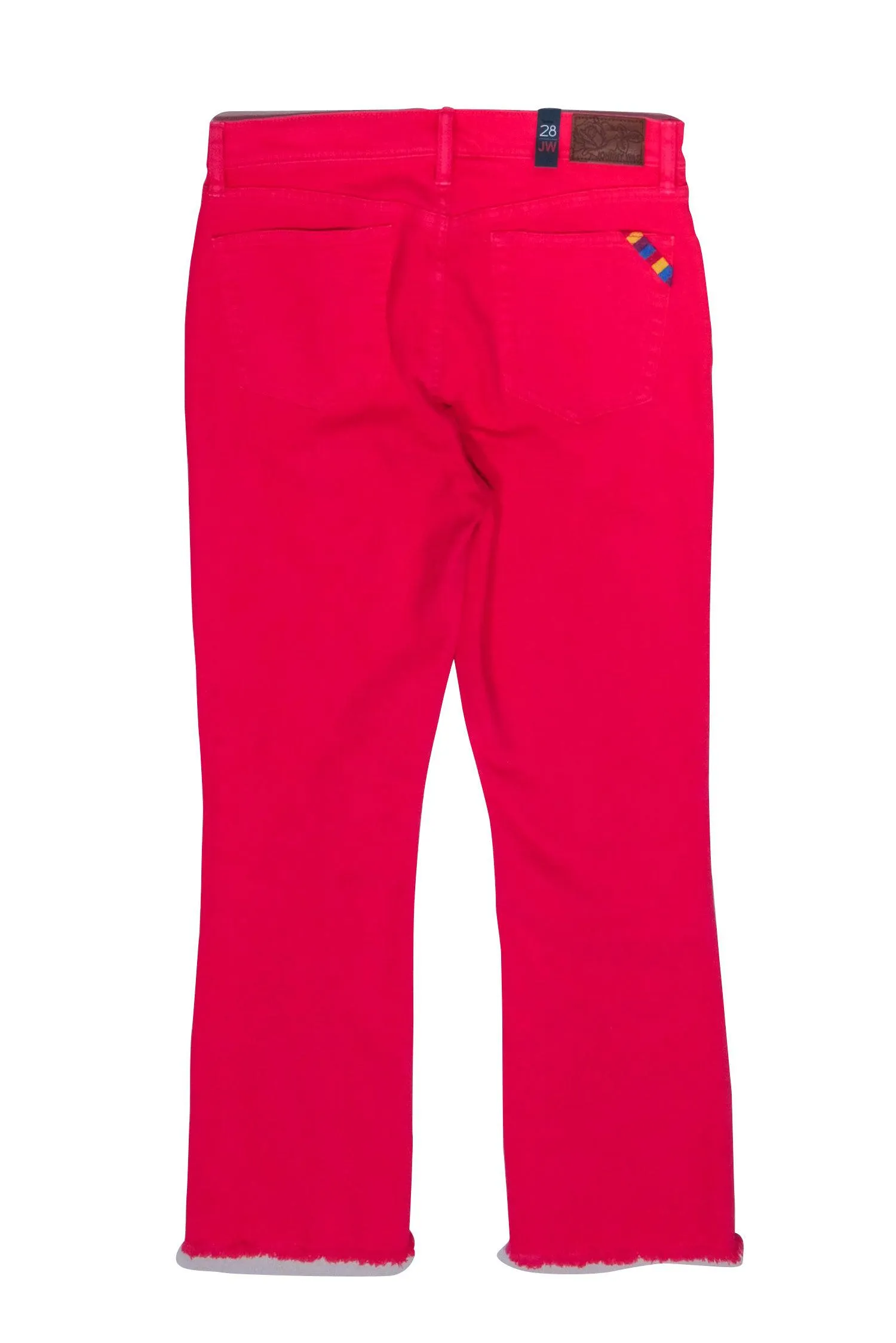 Johnny Was - Hot Pink Jeans w/ Embroidered Leg Detail Sz 6