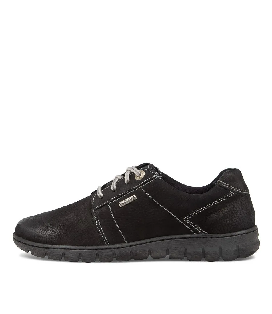 JOSEF SEIBEL Steffi 59 Schwarz Suede Sneakers