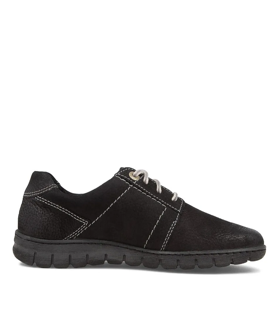 JOSEF SEIBEL Steffi 59 Schwarz Suede Sneakers