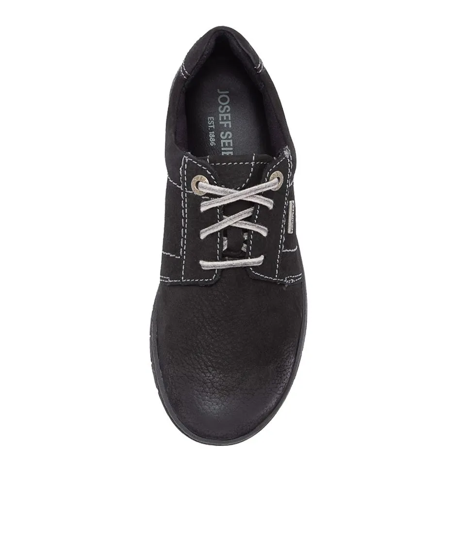 JOSEF SEIBEL Steffi 59 Schwarz Suede Sneakers