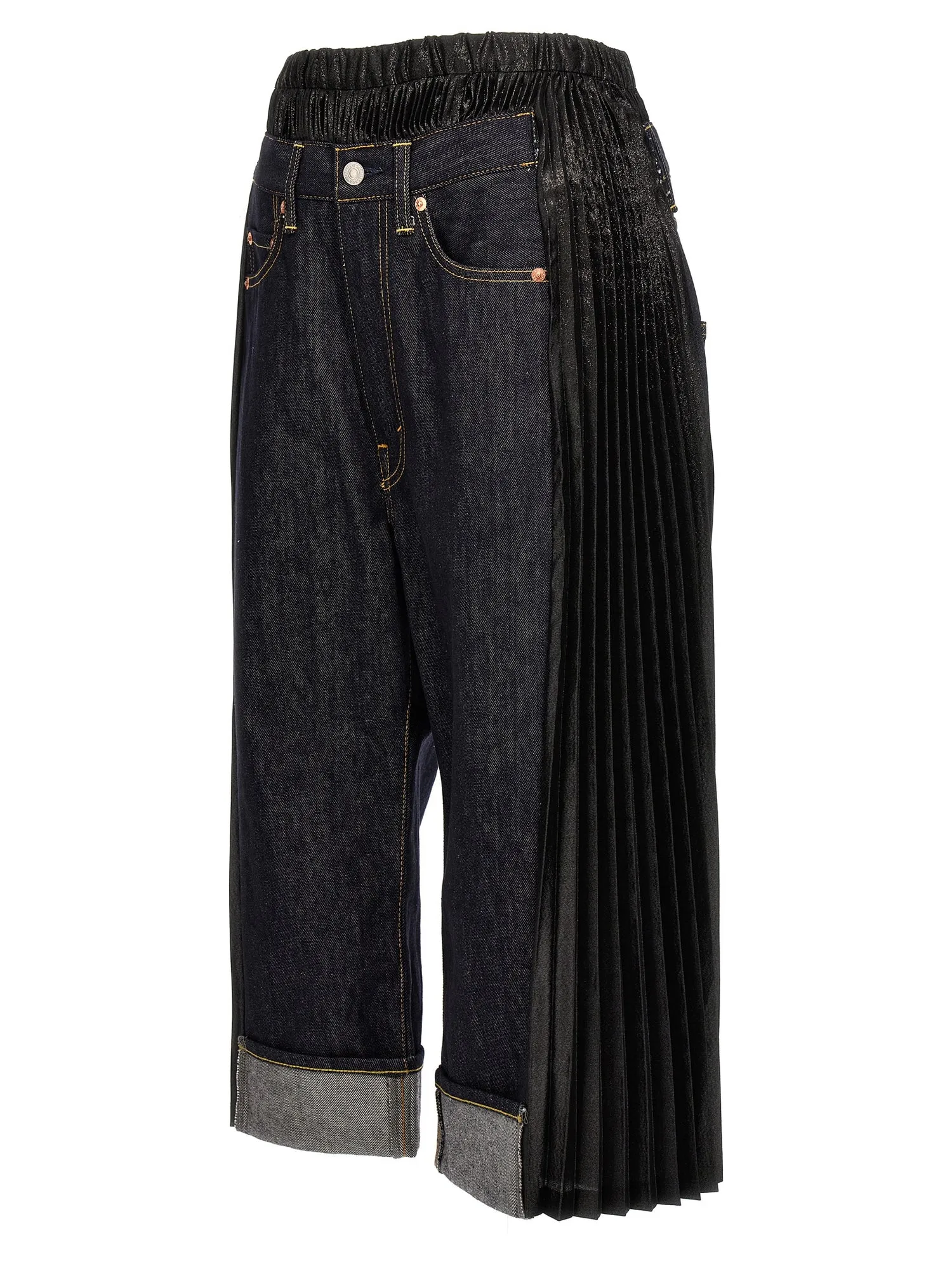 Junya Watanabe    Junya Watanabe Junya Watanabe X Levi's Pleated Insert Jeans