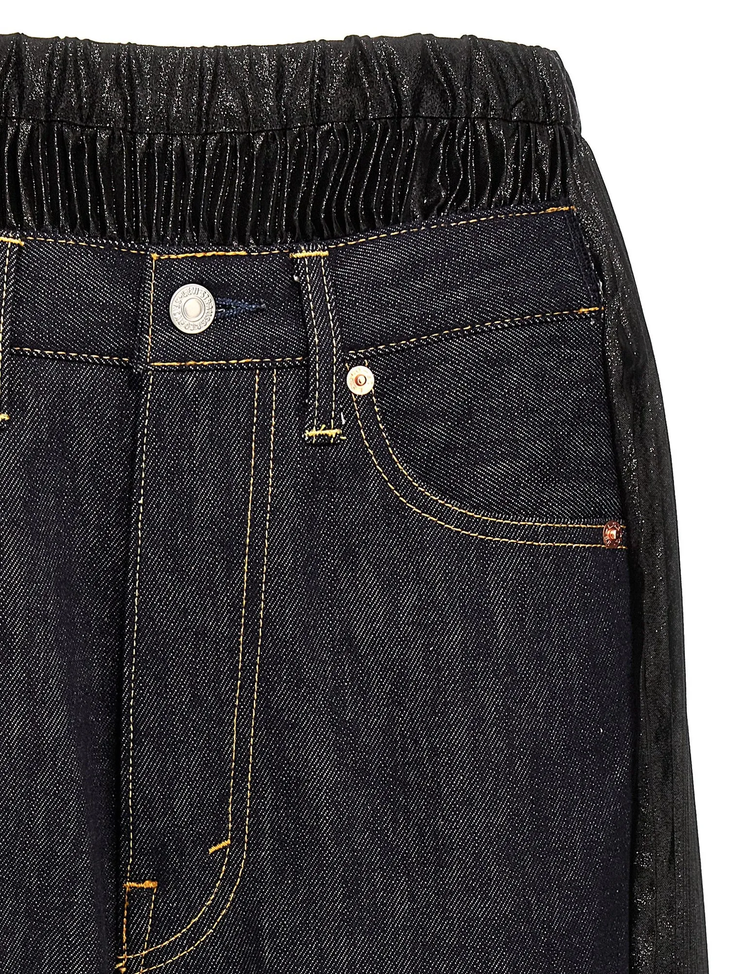 Junya Watanabe    Junya Watanabe Junya Watanabe X Levi's Pleated Insert Jeans