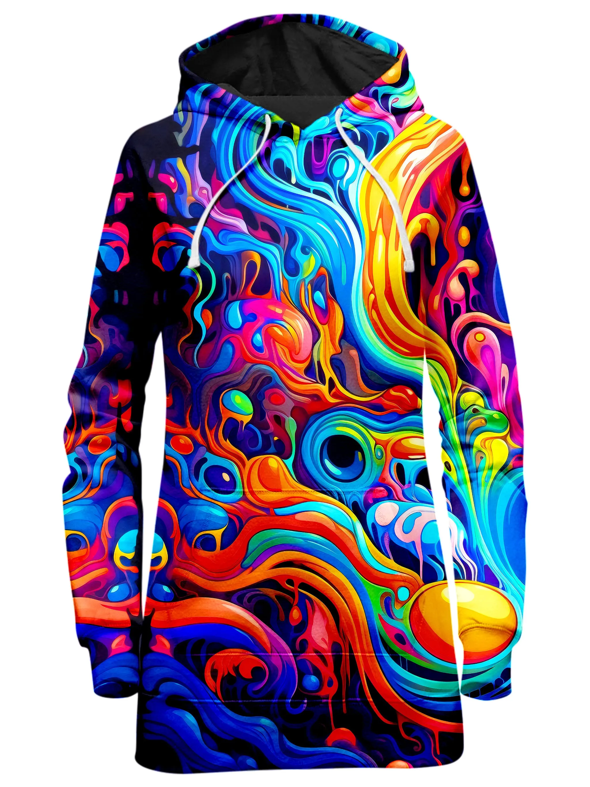 Kandi Swirl Hoodie Dress and Leggings Combo