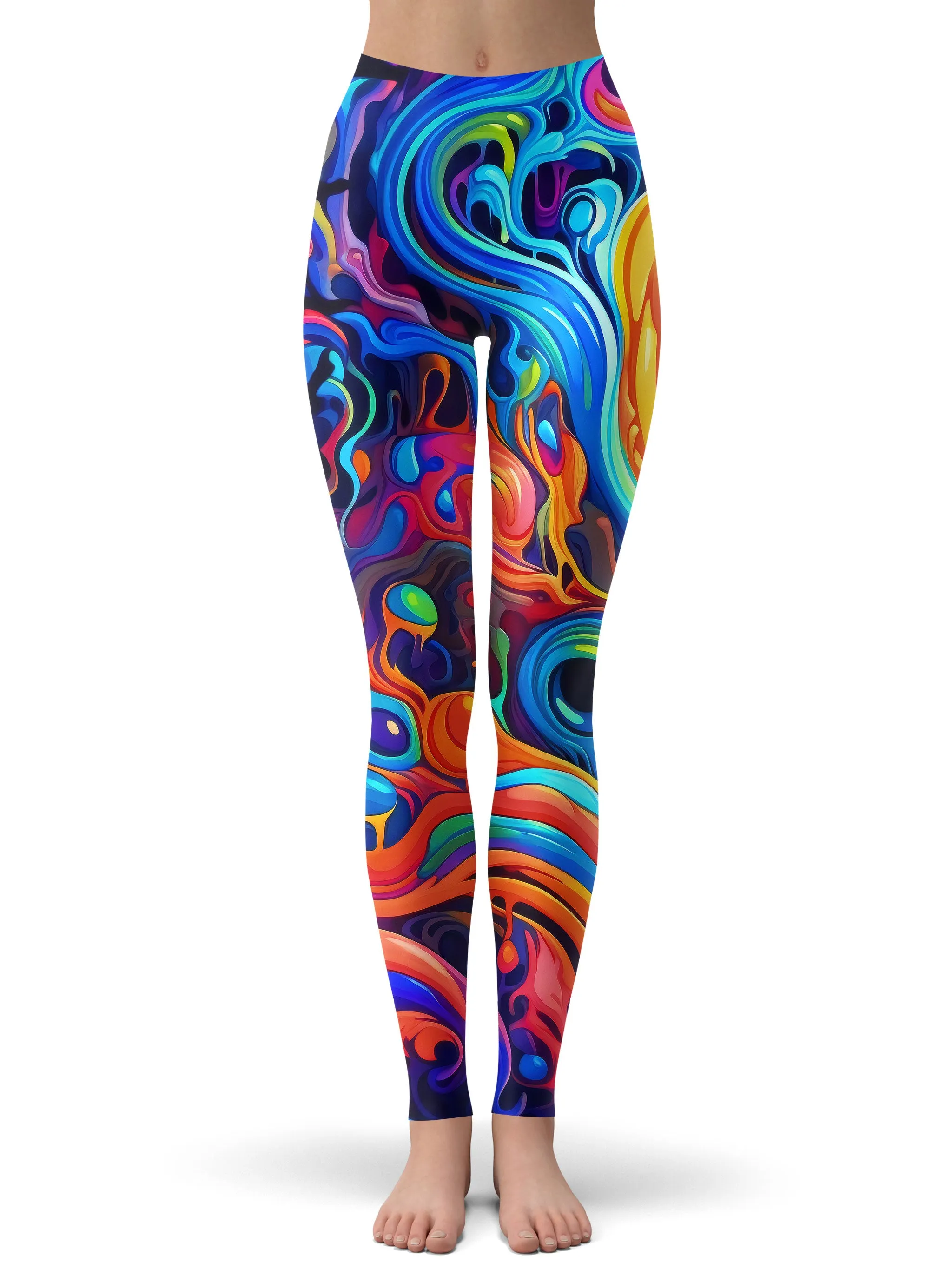 Kandi Swirl Hoodie Dress and Leggings Combo