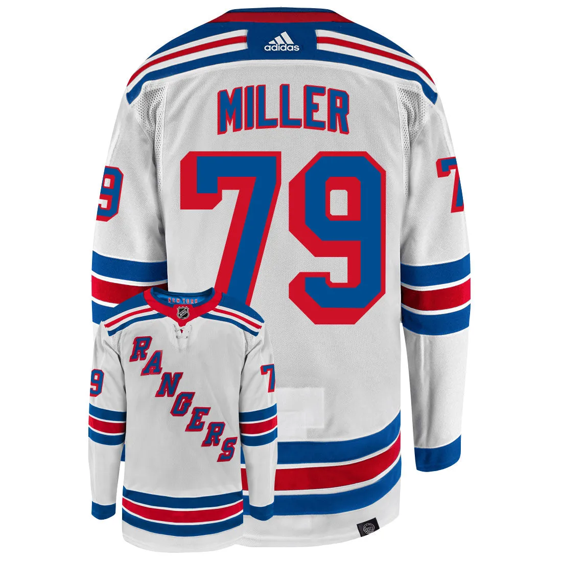 K'Andre Miller New York Rangers Adidas Primegreen Authentic NHL Hockey Jersey     