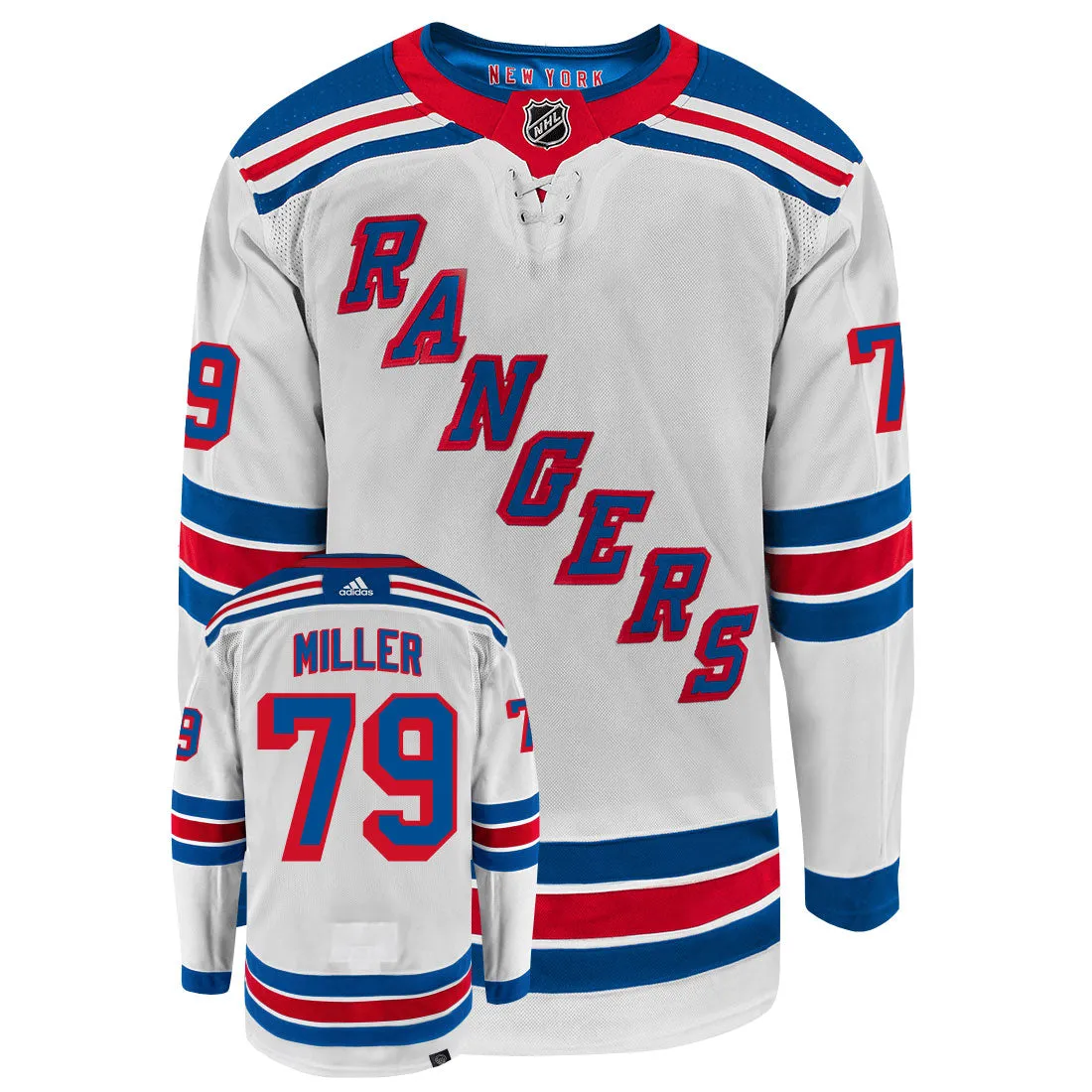 K'Andre Miller New York Rangers Adidas Primegreen Authentic NHL Hockey Jersey     