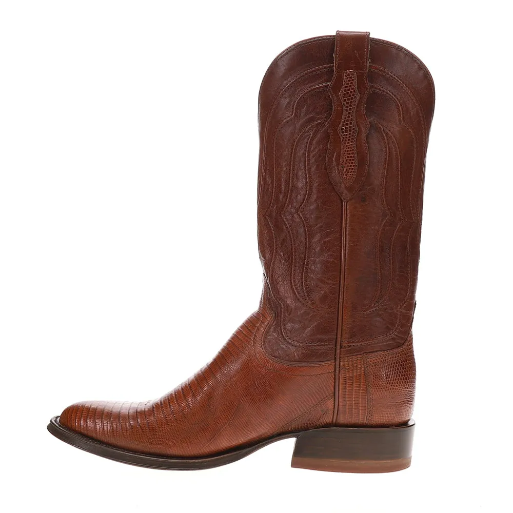 Kirtland 12 inch Lizard Medium Round Toe Cowboy Boots